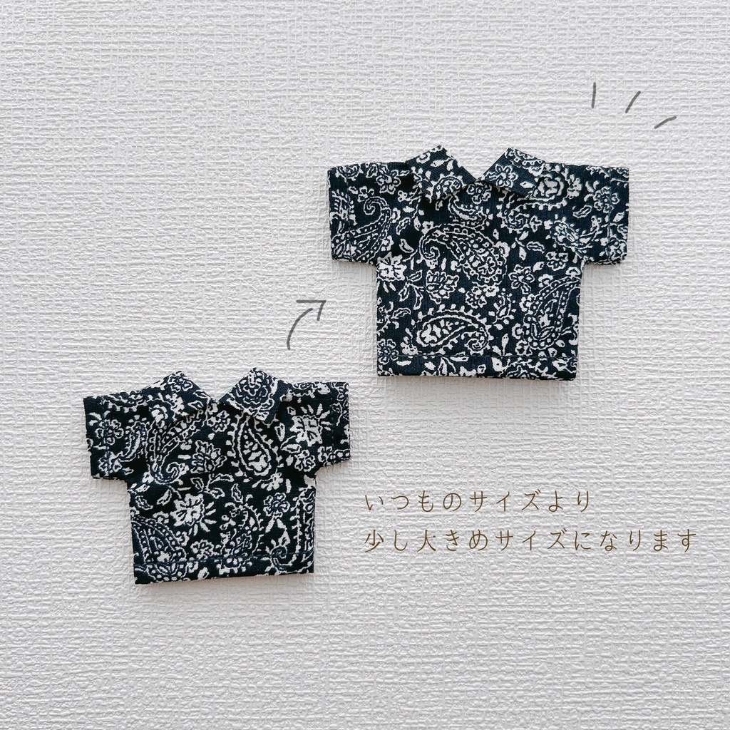 さわやかなお花柄オーバーサイズシャツ