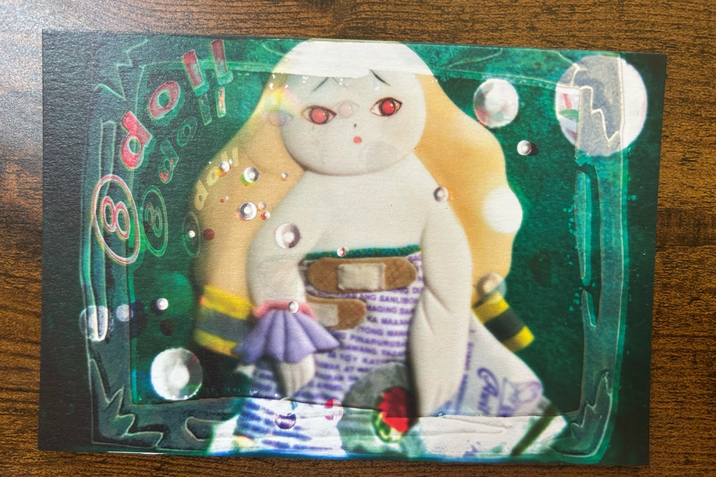 《㊇人形》ゆずと緑の部屋(ポストカード)