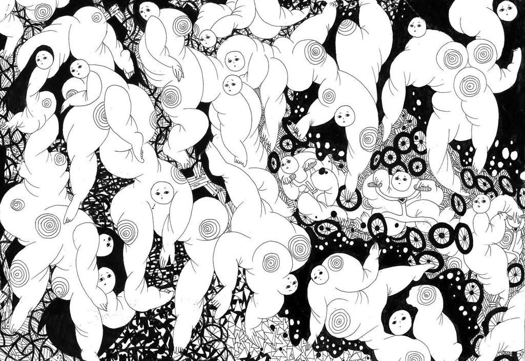 《㊇人形》2011(ポストカード)