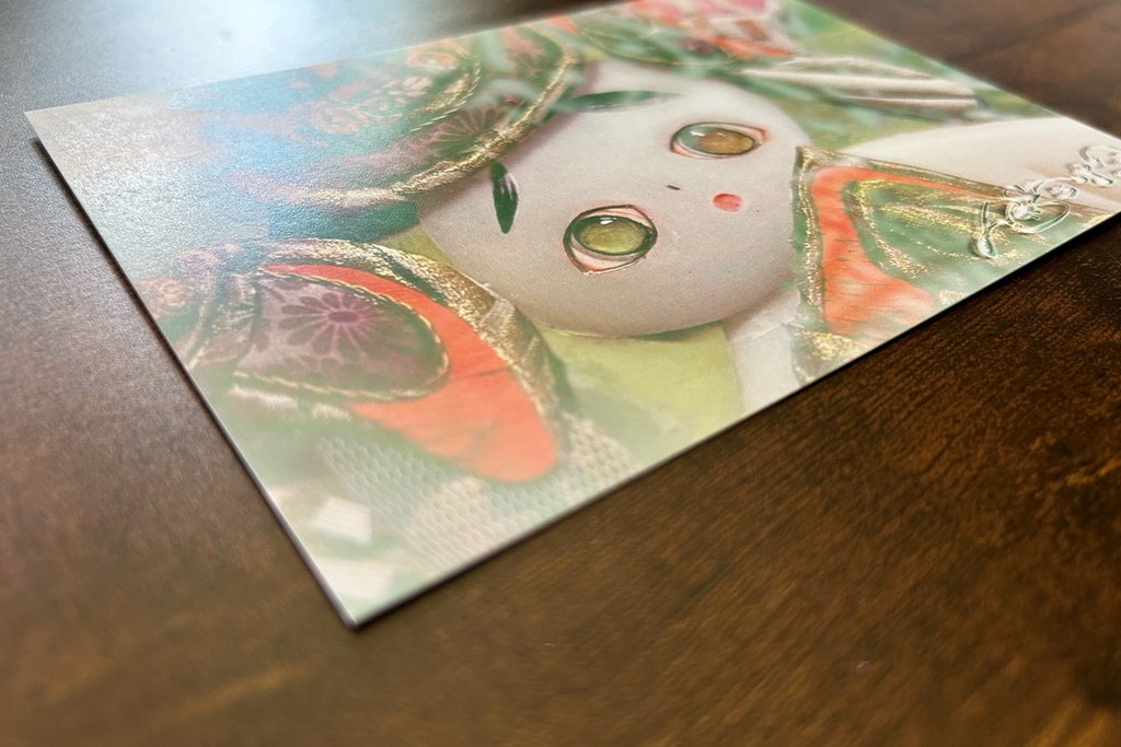 《人形合唱団》ひとのかたちを五角に着替えるとき(ポストカード)