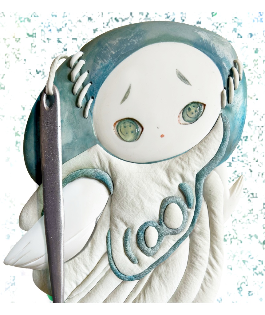 空ちゃん ビックシルエットTシャツ(白)