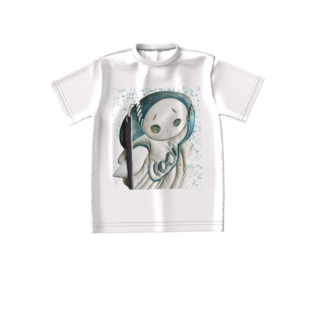 空ちゃん　ビックシルエットTシャツ（白）