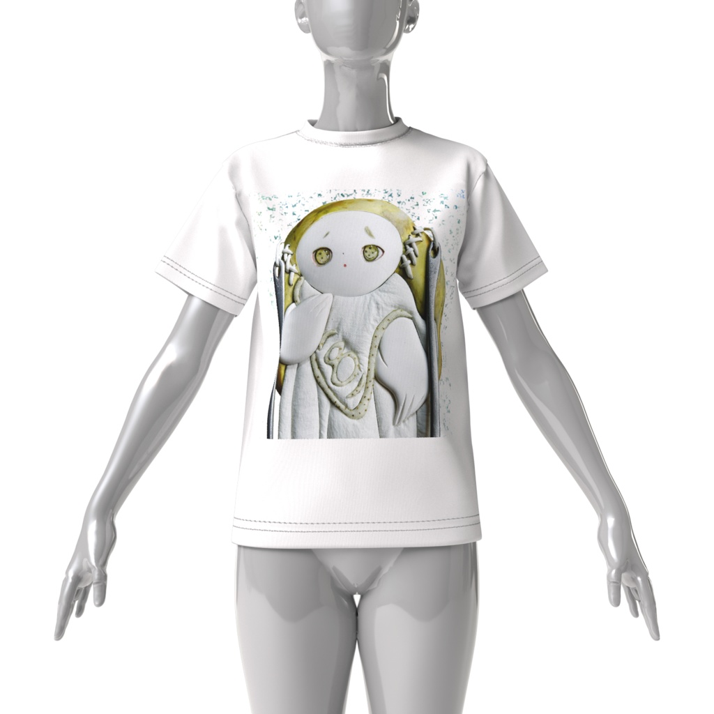 アルルちゃん ビックシルエットTシャツ(白)