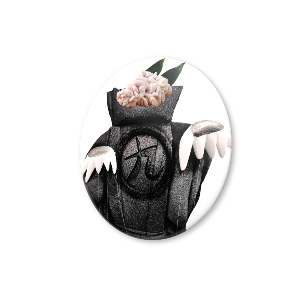 お出まし缶バッジ(白子)