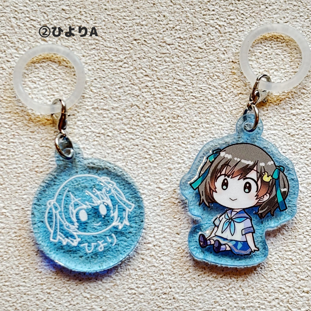 アクリルチャーム 2個セット 全4種