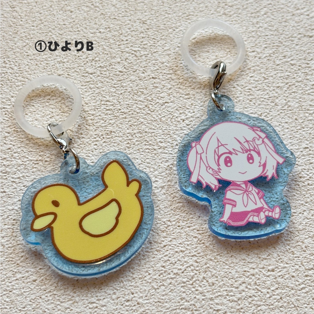 アクリルチャーム 2個セット 全4種
