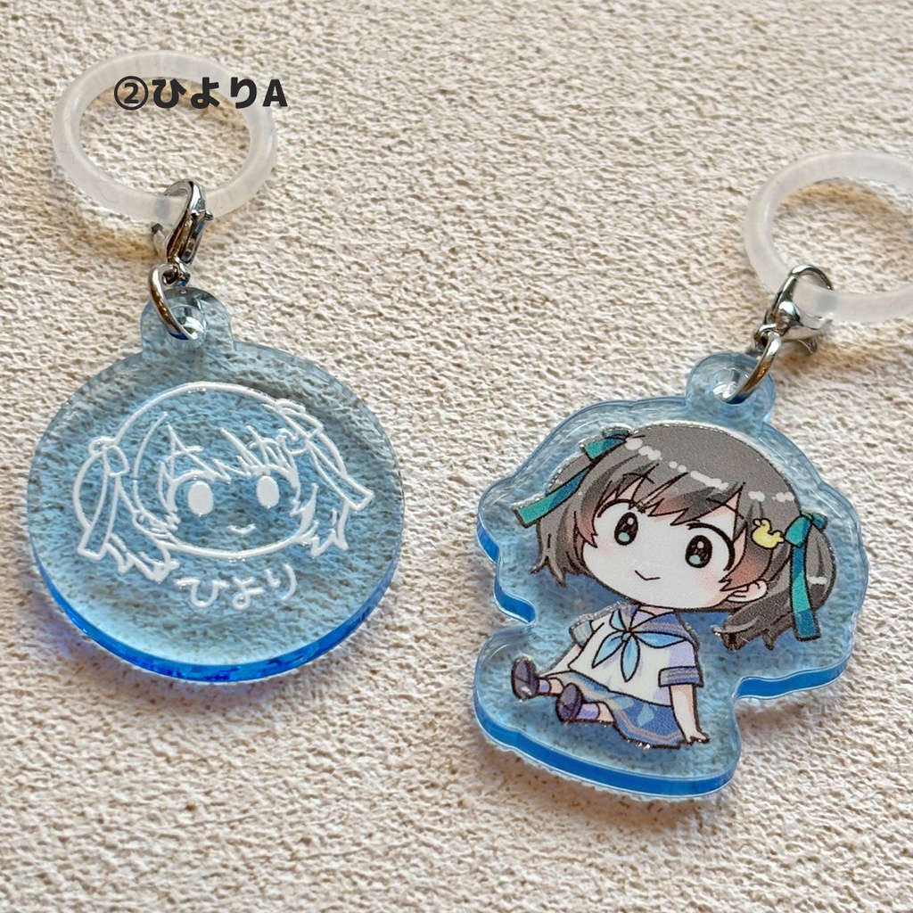 アクリルチャーム 2個セット 全4種
