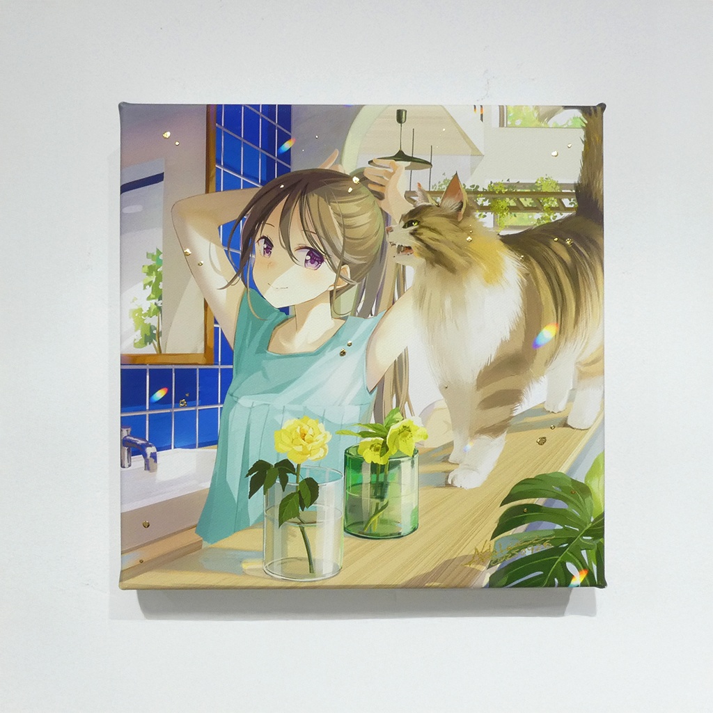 パネル張りキャンバス「AM 8:28」