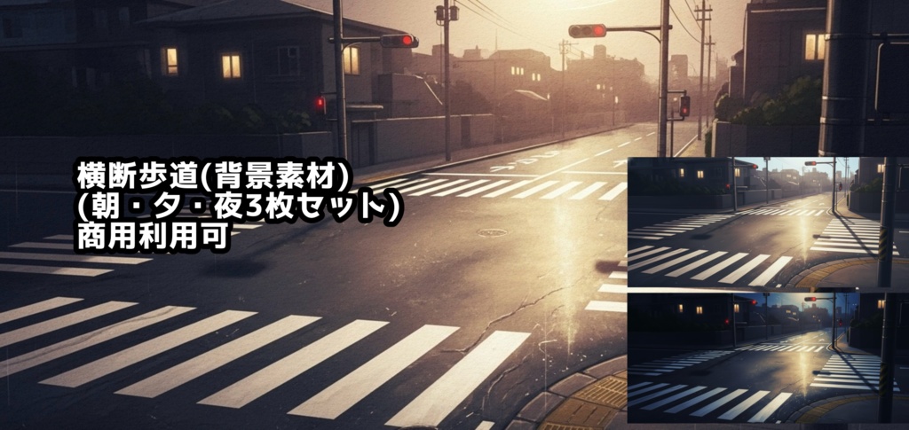 横断歩道のイラスト