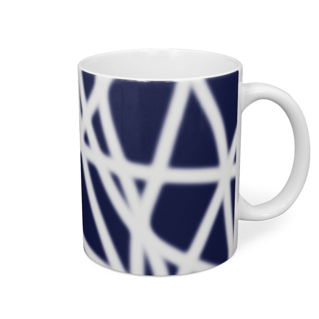 深い紺色マグカップ