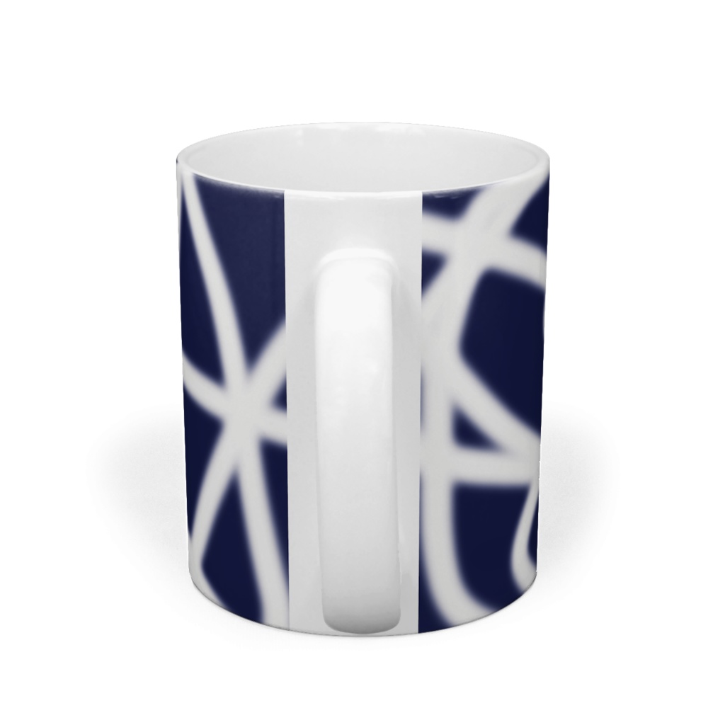 深い紺色マグカップ