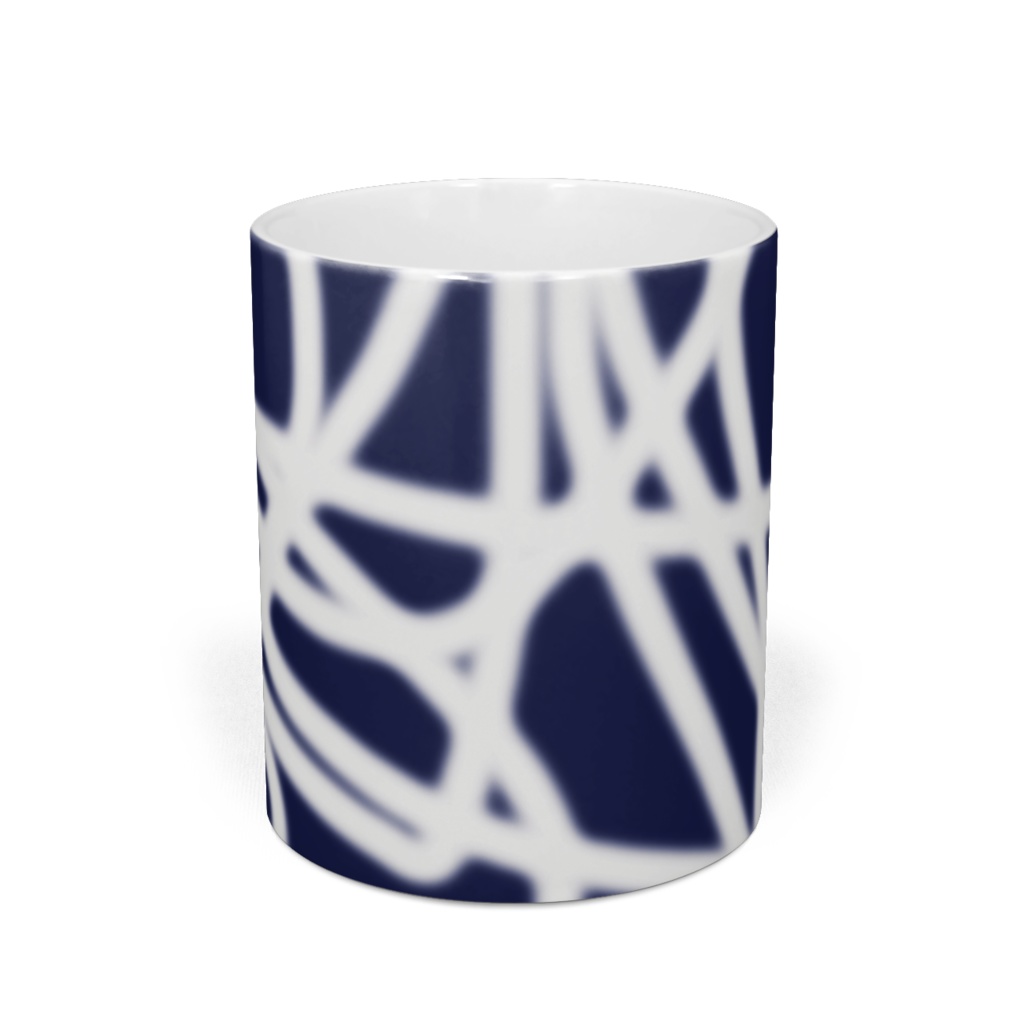 深い紺色マグカップ