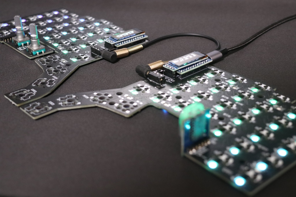 (旧モデルにつき生産終了)自作キーボード mtk64e 完成品