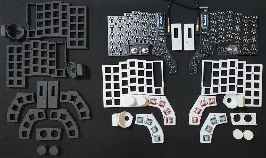 (旧モデルにつき生産終了)自作キーボード mtk64e 完成品