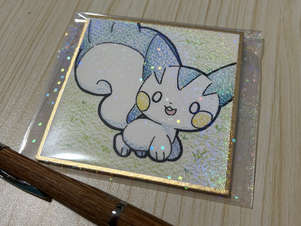 パチリス ミニ色紙