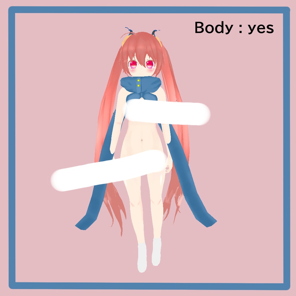 VRCオリジナル3Dモデル "リエル" 2.0