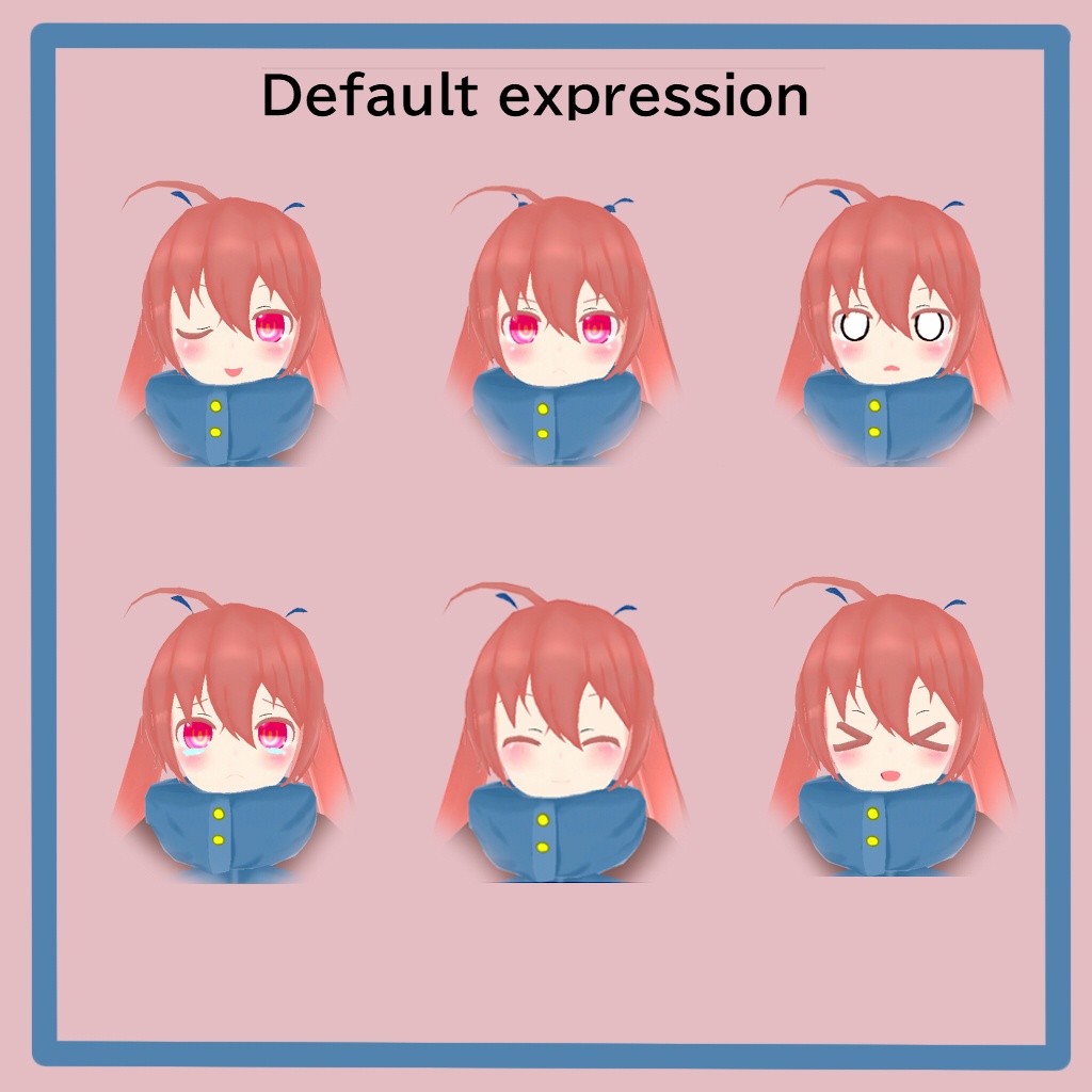 VRCオリジナル3Dモデル "リエル" 2.0