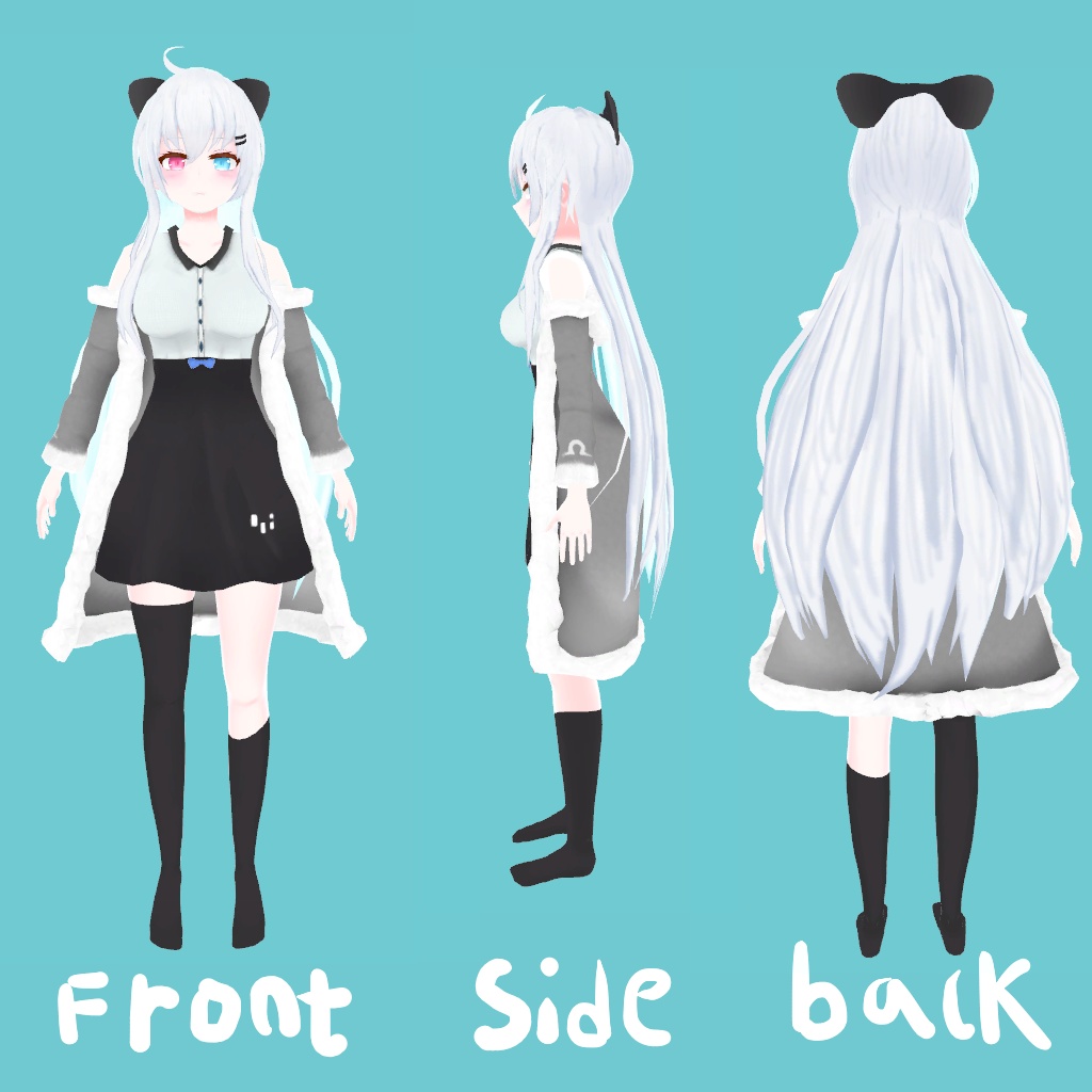 VRCオリジナル3Dモデル "ワユー" 2.0