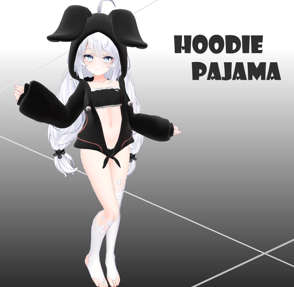 【フィオナ(Fiona)】フードパジャマ(HoodiePajamas) 1.3