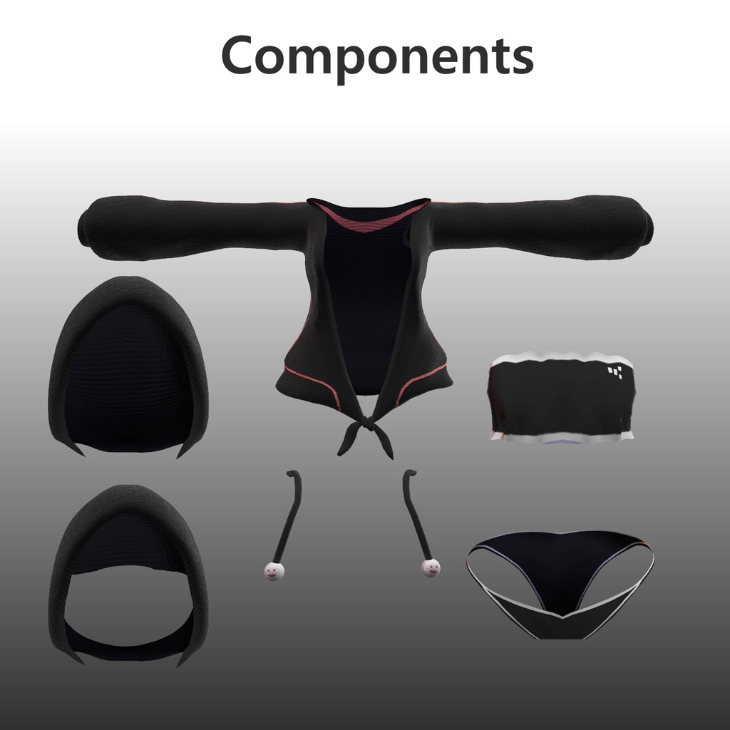 【フィオナ(Fiona)】フードパジャマ(HoodiePajamas) 1.3