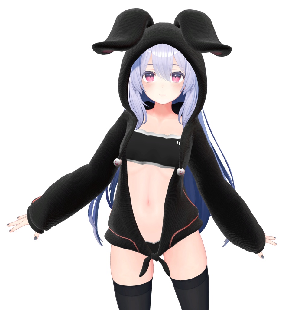 【桔梗(kikyo)】フードパジャマ(HoodiePajamas)1.2