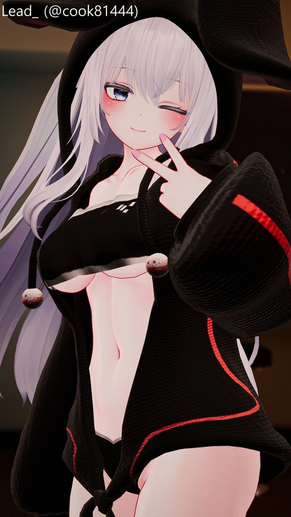 【萌(Moe)】フードパジャマ(HoodiePajamas)1.0