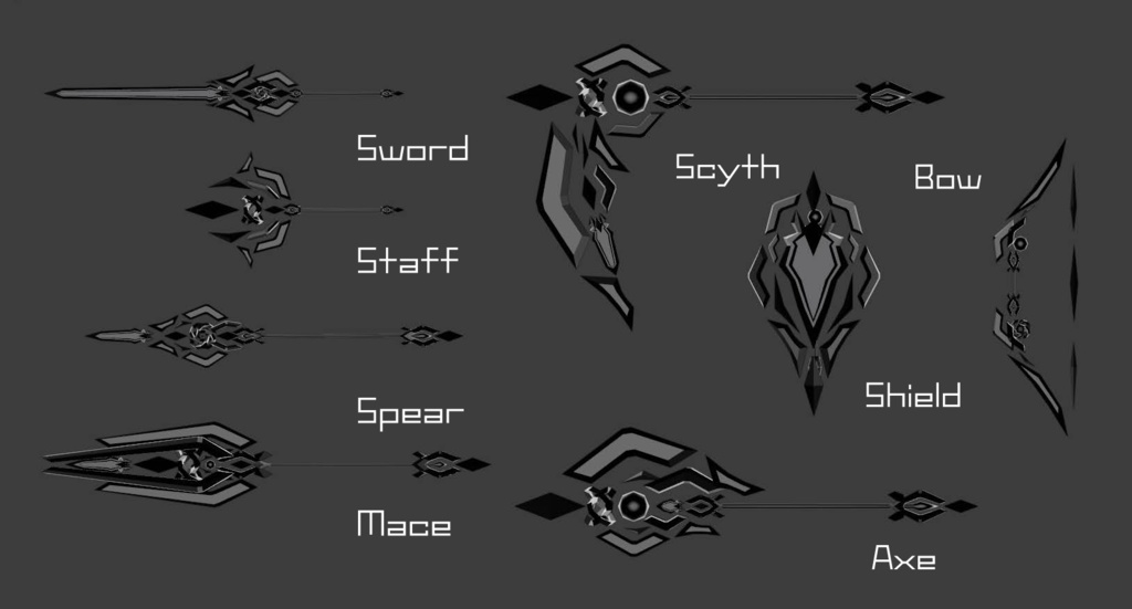 【サブアーム化するオリジナル変形武器】ACP-001-EC-Astralis (アストラリス)