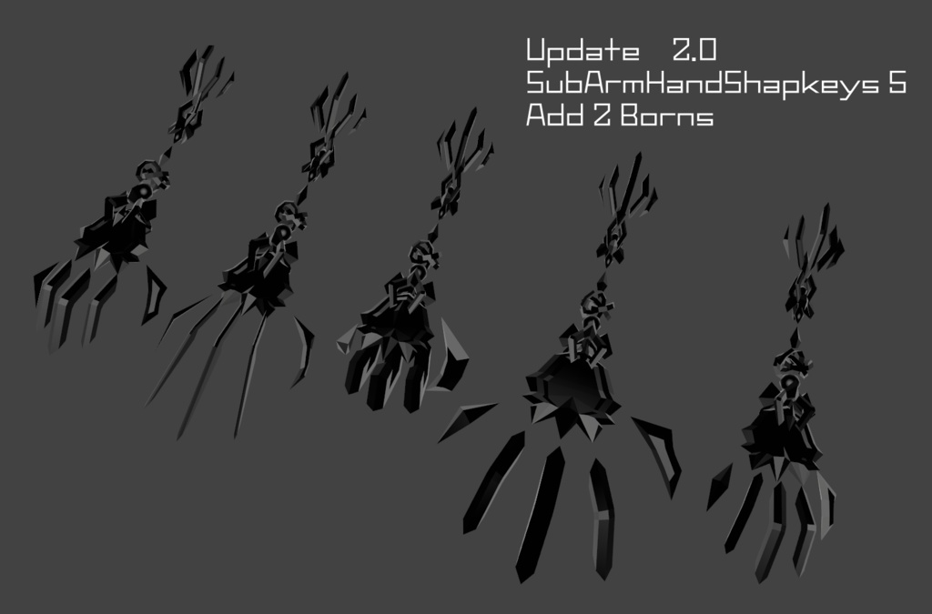 【サブアーム化するオリジナル変形武器】ACP-001-EC-Astralis (アストラリス)