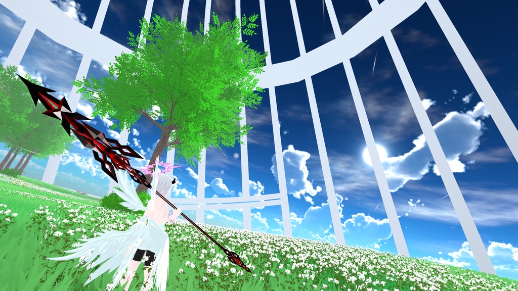 ネフィリムのネイ・ミルゼラピス【VRChat向けオリジナル3Dモデル(アバター)】