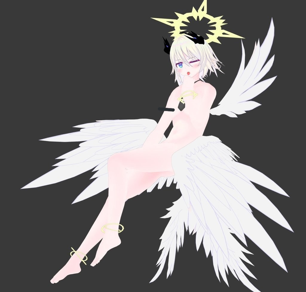 ネフィリムのネイ・ミルゼラピス【VRChat向けオリジナル3Dモデル(アバター)】