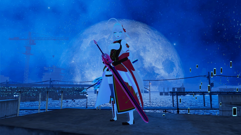 【オリジナル武器(剣)】相剋の刻剣(鞘付き)