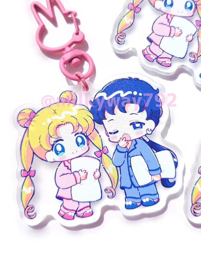 パジャマ星うさアクキー