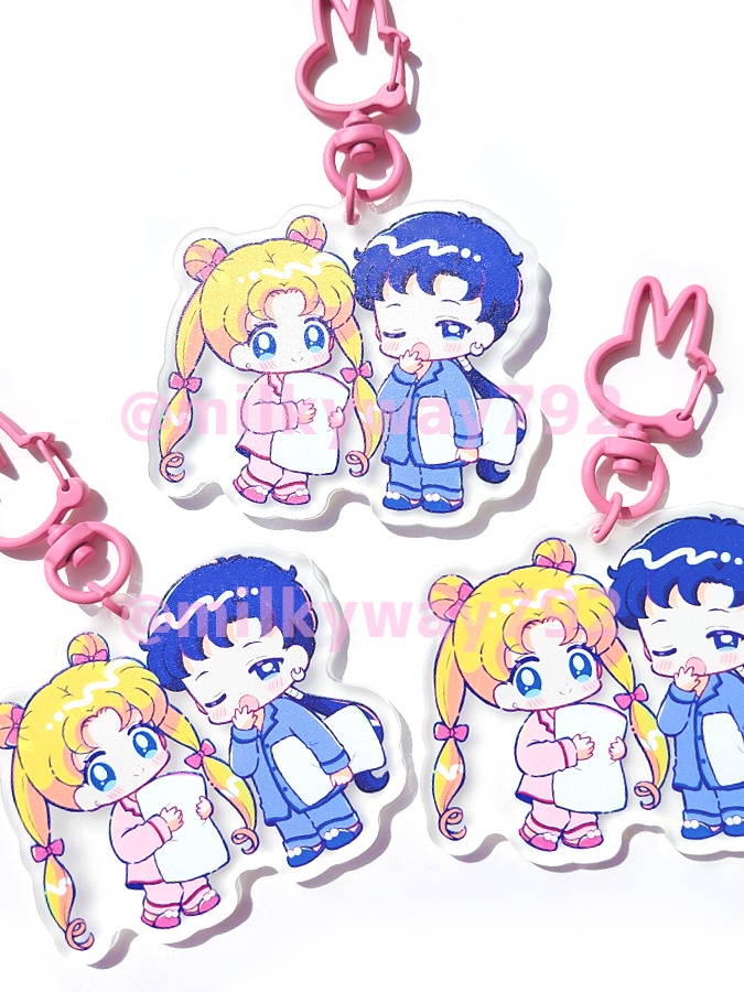 パジャマ星うさアクキー