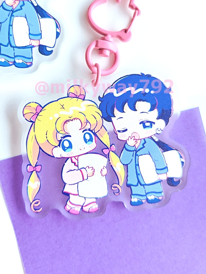 パジャマ星うさアクキー