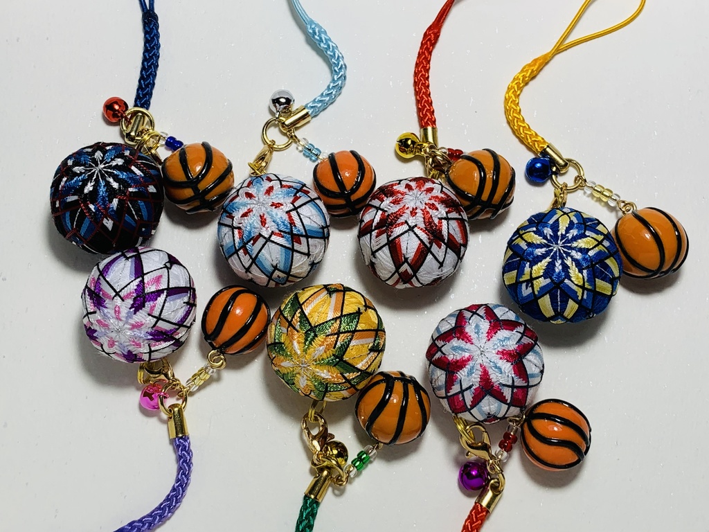 黒子のバスケ イメージミニ手毬 ストラップ