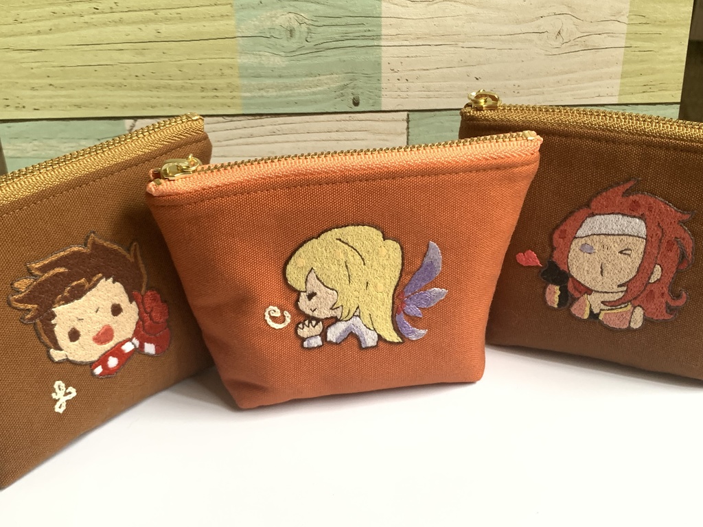 テイルズオブシンフォニア 刺繍ポーチ