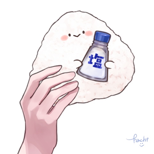 【Live2D】ぱくっと食べられるおむすび素材