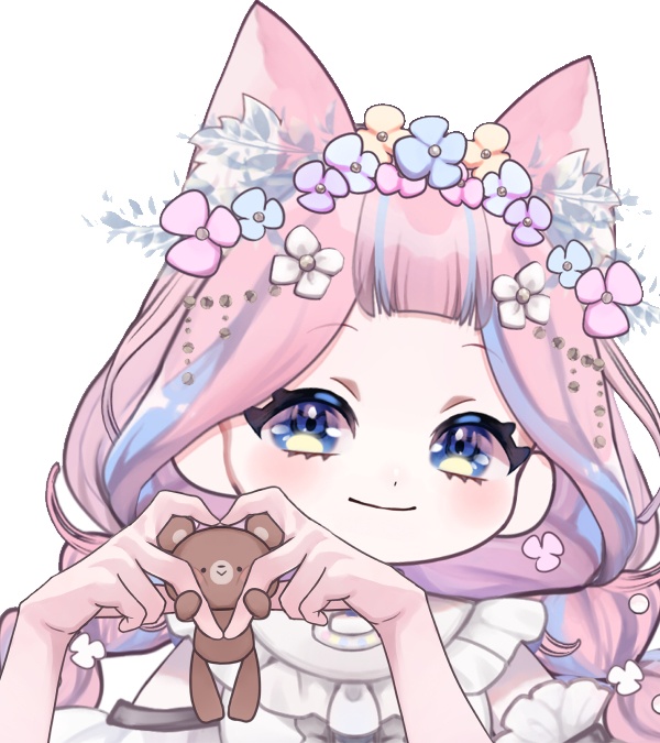 【Live2D素材】ぷにくまハート