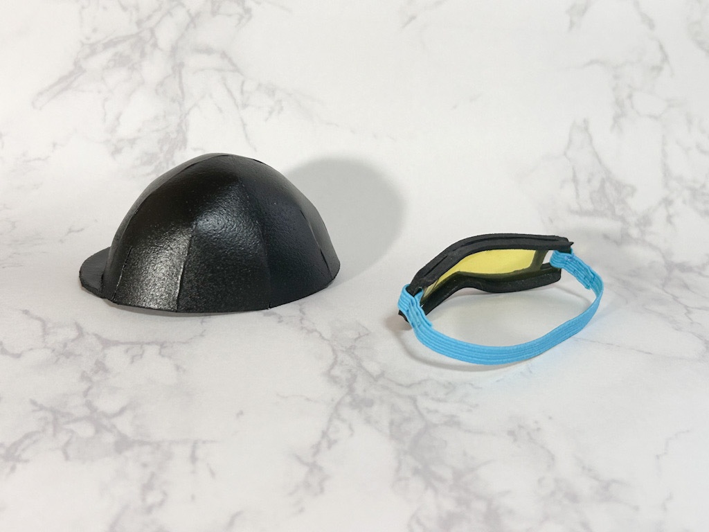 ぱぺ用ヘルメット&ゴーグル