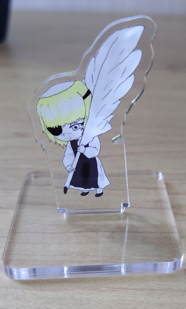 小さくなったバデさんのアクスタ