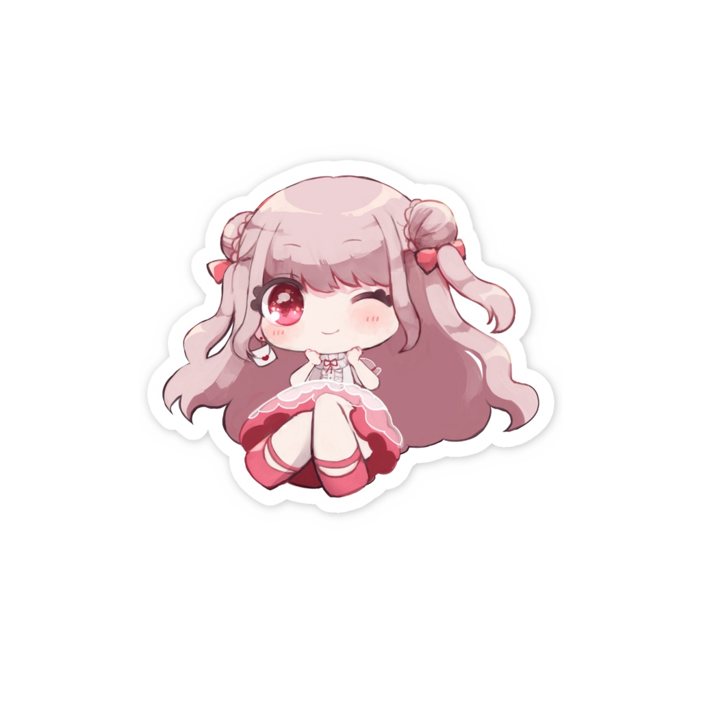 飾莉まお SDキャラステッカー 2025