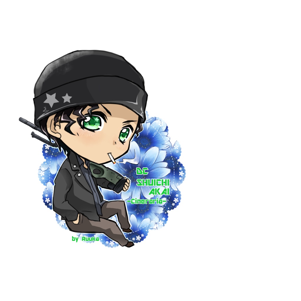 【DC】赤井秀一アクリルキーホルダー【誕生花】