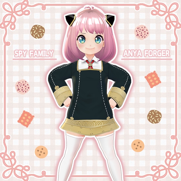 【Vroid】SPY×FAMILY スパイファミリー アーニャ・フォージャー テクスチャセット