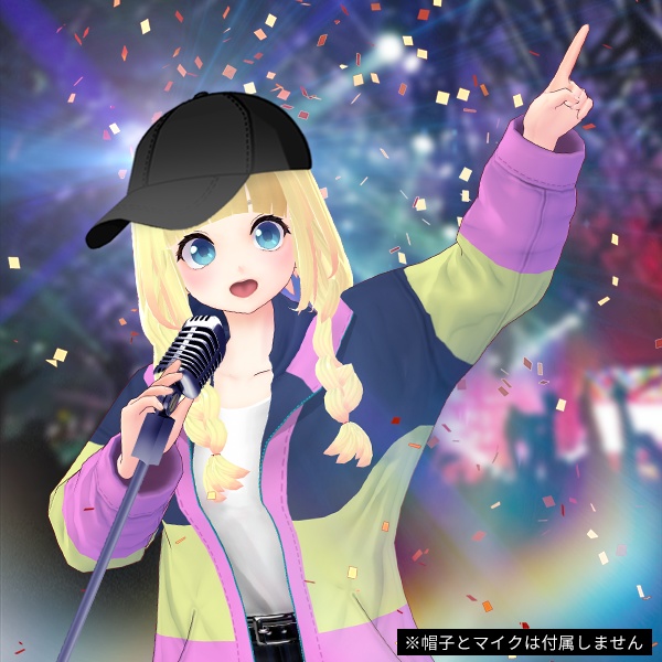 【Vroid】パリピ孔明 月見英子 つきみえいこ テクスチャセット