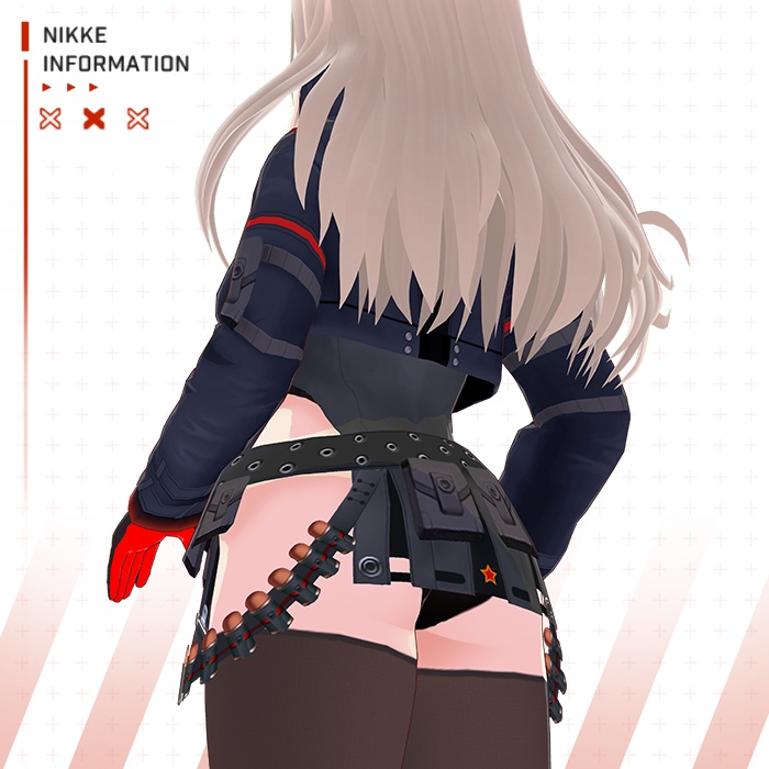 【Vroid】NIKKE ニケ 니케 – ラピ 라피  (Rapi)   VRoid Model / 衣装セット