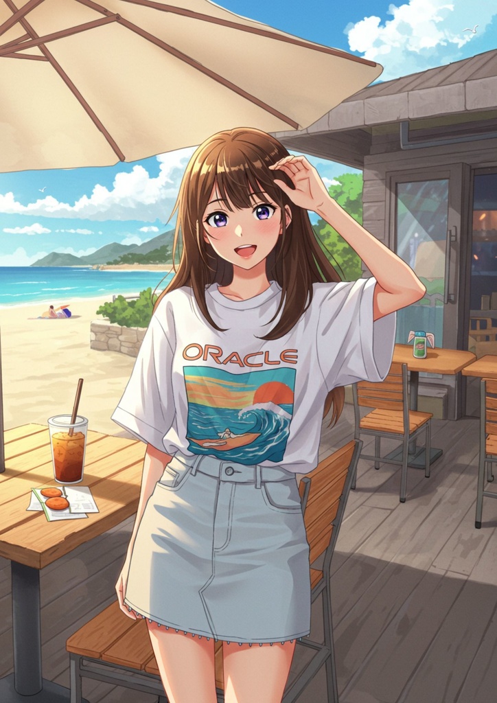 海が似合う都会育ちの美少女③