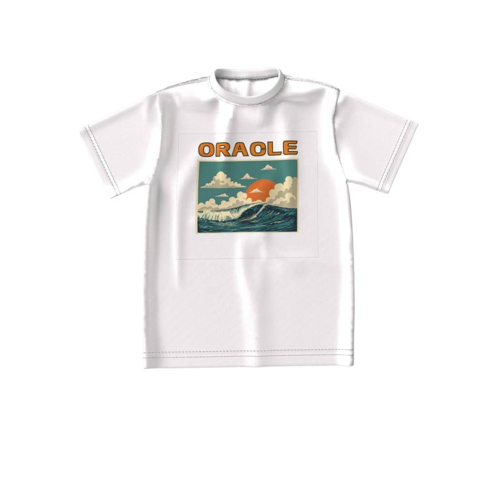 ビックシルエットロゴT(ORACLE)④