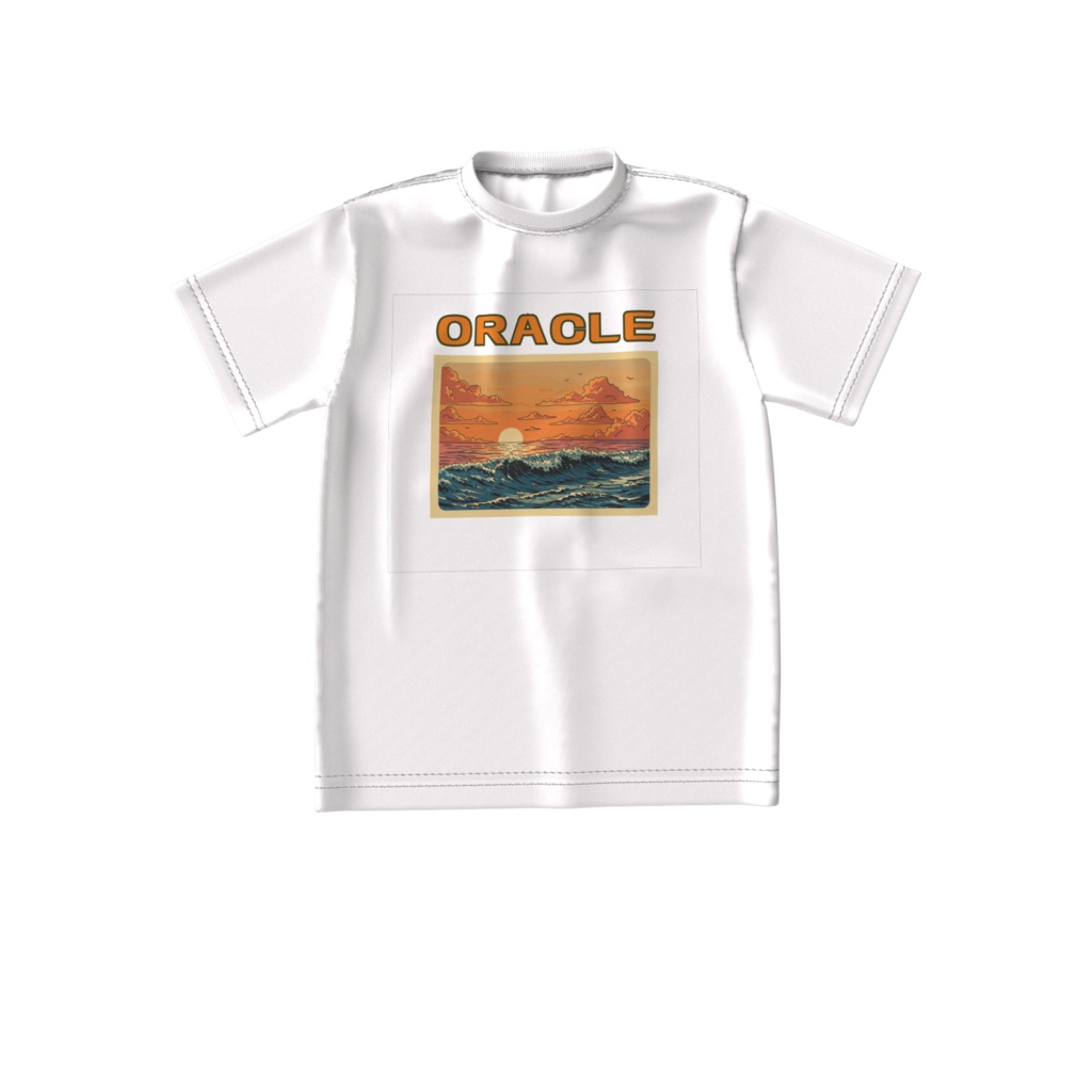 ビックシルエットロゴT(ORACLE)⑤