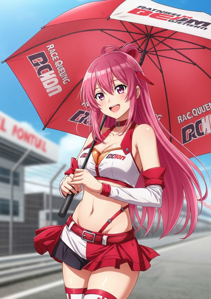 サーキット場の花☆レースクイーン