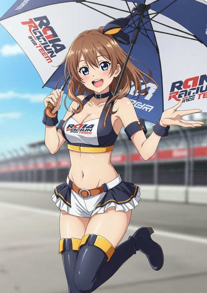 サーキット場の花☆レースクイーン